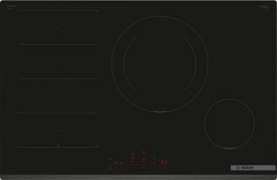BOSCH  Table de cuisson induction 80cm 4 feux 7400w noir - PXE831HC1E