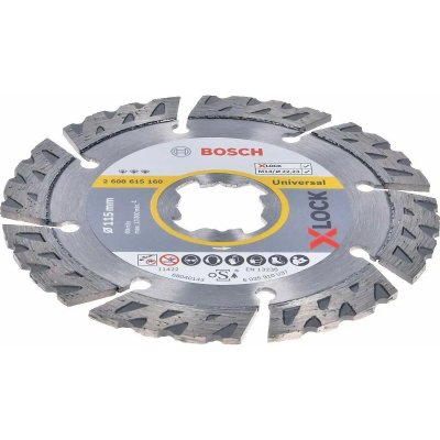 BOSCH  X-lock Standard Universal 115 Mm Diamond Cut Disc Argent&eacute;