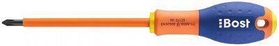 BOST  - Tournevis gaine &eacute;lectricien lame Phillips Ph0 - 4 x 75 mm
