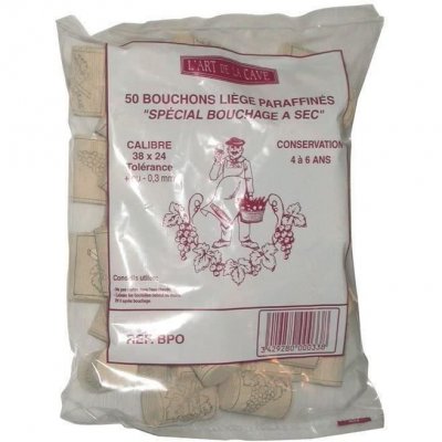 BOUCHONNERIE JOCONDIENNE  bouchon(50)liege colmate 38x24*4/6mois*s
