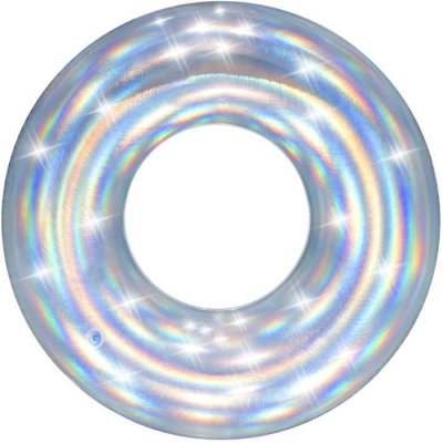 BESTWAY Bou&eacute;e ronde -  - &Oslash; 107 cm - Iridescente argent