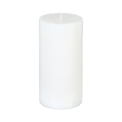ATMOSPHERA Bougie cylindrique 7 x H 14 cm - blanc -  - Blanc