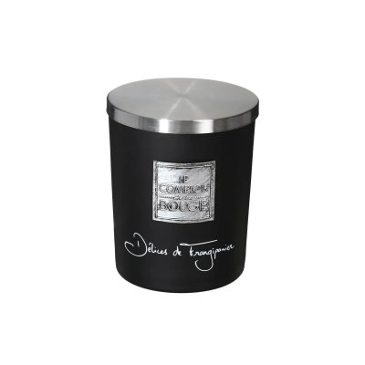 PARIS PRIX Bougie parfum&eacute;e '' Delices de Frangipanier '' Pot en verre 1Kg