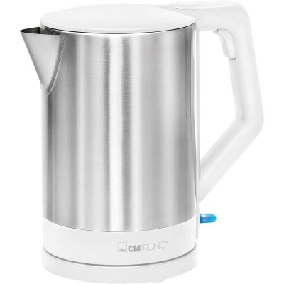 CLATRONIC Bouilloire  1,5l wks 3692 (blanc-acier inoxydable)
