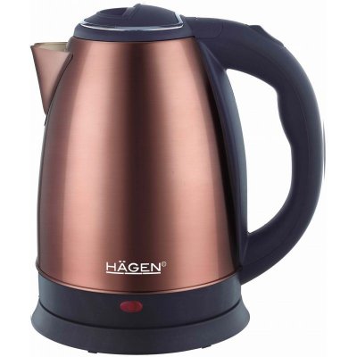 HAGEN Bouilloire electrique 1.8L inox sans fil cuivre  HA5525-COP