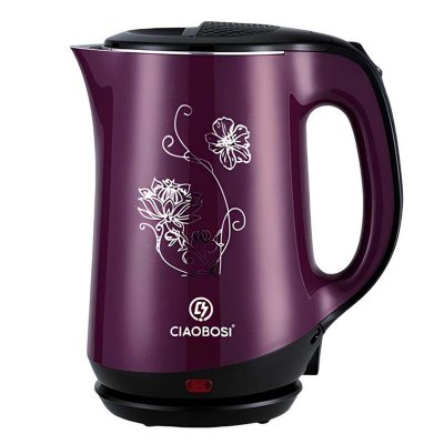 AVIZAR Bouilloire Electrique 2.5L 2000W avec Arr&ecirc;t Automatique et Indicateur Lumineux Violet