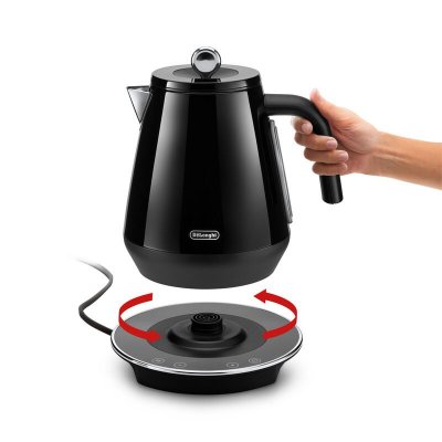 DELONGHI Bouilloire &eacute;lectrique  Eclectica KBY2011.BK - 1.7 l, noire