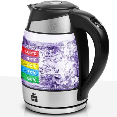  Bouilloire &eacute;lectrique en verre 1.8l - 2200w - sans bpa