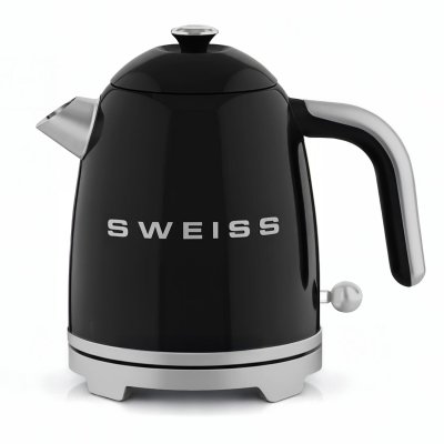 SWEISS Bouilloire &eacute;lectrique vintage - KTS9 Noir