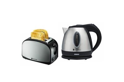 BLACKPEAR Bouilloire inox 1630W 1.2L Black Pear BSF1216 + Grille pain 2 fentes Black Pear BGP400
