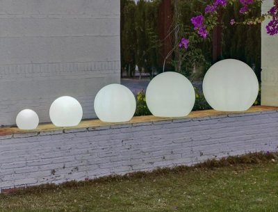 NEWGARDEN Boule sph&egrave;re lumineuse Buly 60  outdoor white light