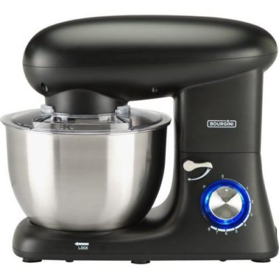 Bourgini Kitchen Chef Plus Kneader Mixer 1400w 5.5l Argent&eacute;