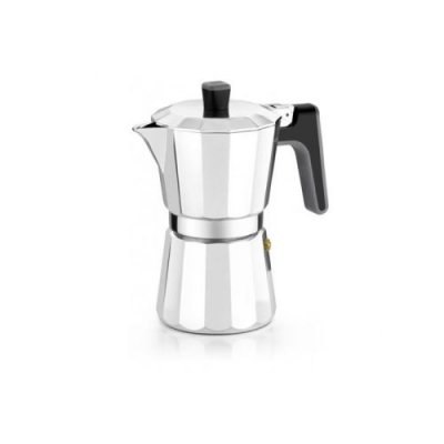 BRA  Cafeti&egrave;re en aluminium Induction Perfecta . Couleur: Gris