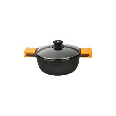 BRA  Efficient Tall+lid 24 Cm Pot Argent&eacute;