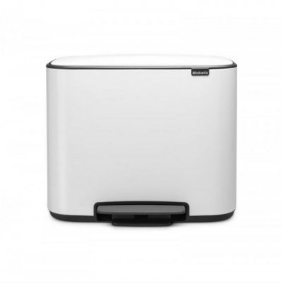 BRABANTIA  - 121388 - Poubelle Bo Pedal Bin, 36 litres, Blanc