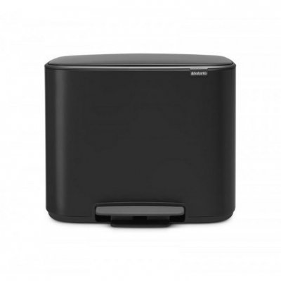 BRABANTIA  - 121463 - Poubelle Bo Pedal Bin, 36 litres, Noir mat