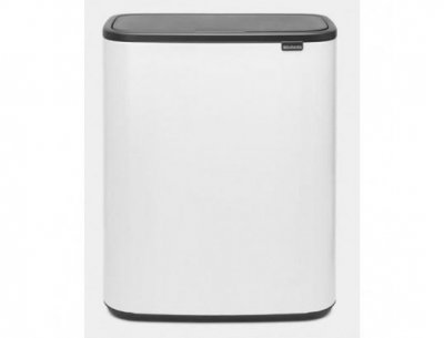 BRABANTIA  - 221408 - poubelle bo touch bin, 2 x 30l , white