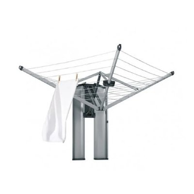 BRABANTIA  S&eacute;choir Wallfix - 24 m - Gris m&eacute;tallique
