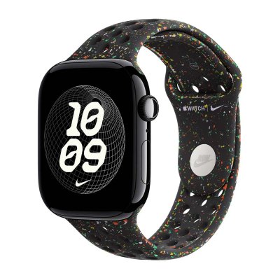 APPLE Bracelet 46 mm - S/M Sport Nike Noir nuit