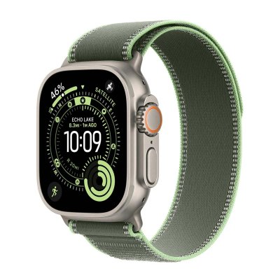 APPLE Bracelet 49 mm - M/L Trail vert/vert fluo Noir