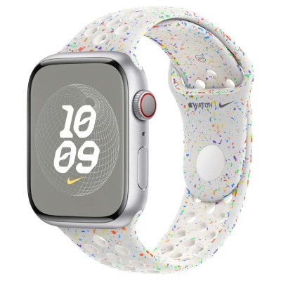 APPLE Bracelet  Watch 45mm platine pur Nike Sport S/M