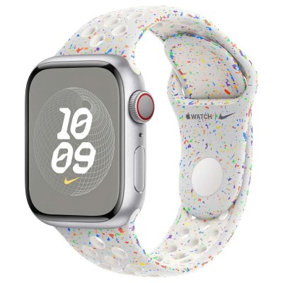 APPLE Bracelet  Watch Platine Pur Sport - M/L