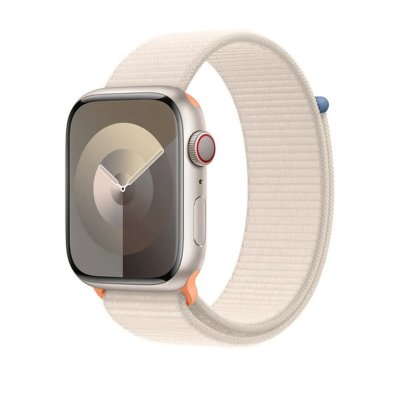 APPLE Bracelet boucle  Sport 45 mm &eacute;toile blanche