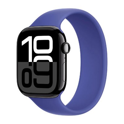 APPLE Bracelet Boucle unique en Silicone  Watch  38/40/41/42 mm  - Taille 8 - Ultramarine