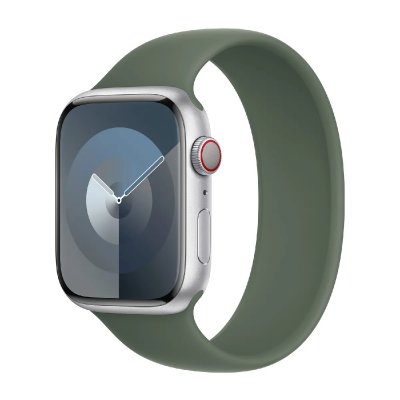 APPLE Bracelet Boucle unique en Silicone  Watch  44/45/46/49 mm - Taille 10 - Cypress