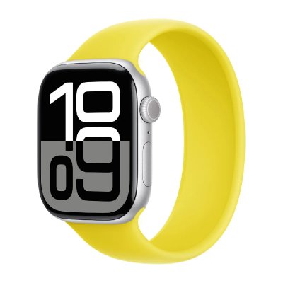 APPLE Bracelet Boucle unique en Silicone  Watch 44/45/46/49 mm - Taille 7 - Star Fruit
