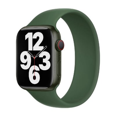 APPLE Bracelet Boucle unique en Silicone  Watch  44/45/46/49 mm - Taille 8 - Clover