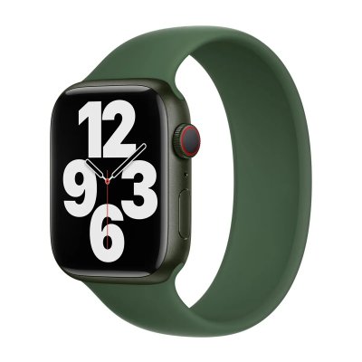 APPLE Bracelet Boucle unique en Silicone  Watch  44/45/46/49 mm - Taille 9 - Clover