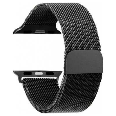 DEVIA Bracelet  &eacute;l&eacute;gant boucle milanaise gris sid&eacute;ral pour Apple Watch 38/40 mm
