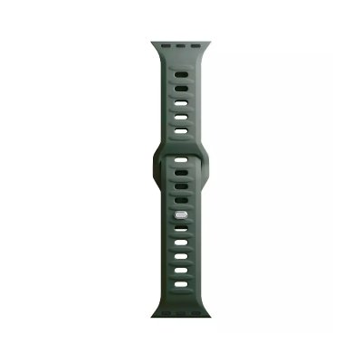 3MK Bracelet En Silicone Apple Watch  38/40/41mm Vert Fonc&eacute;
