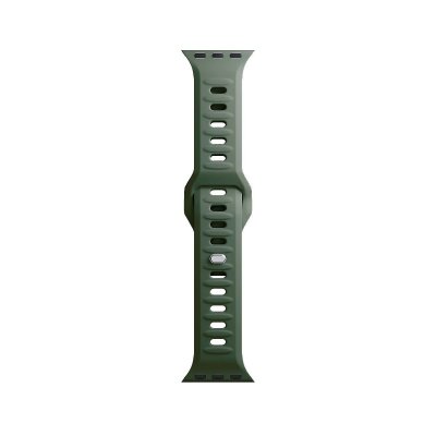 3MK Bracelet en silicone Apple Watch  42/44/45/49mm vert fonc&eacute;