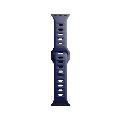 3MK Bracelet En Silicone Bleu Oc&eacute;an Pour Apple Watch  42/44/45/49mm
