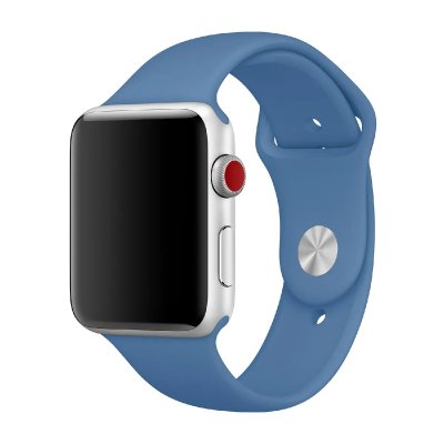 APPLE Bracelet Sport  Watch Series 1 - 9 / SE (38/40/41 mm) - Taille S/M - Denim Blue