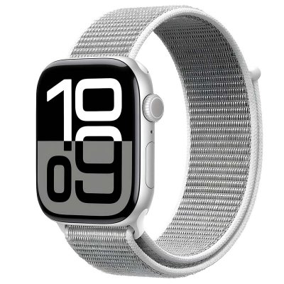 CRONG Bracelet Sport pour Apple Watch 38/40/41/42 mm (Gris Argent)  Nylon