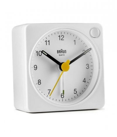 BRAUN  Bc 02 Xw Alarm Clock Blanc