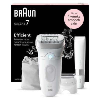 BRAUN  &Eacute;pilateur Silk-&eacute;pil 7 avec t&ecirc;te de rasoir