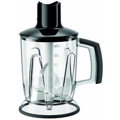 BRAUN  MQ40 Multiquick Accessoire Batteur Bol Plastique Noir 11 x 16 x 11 cm