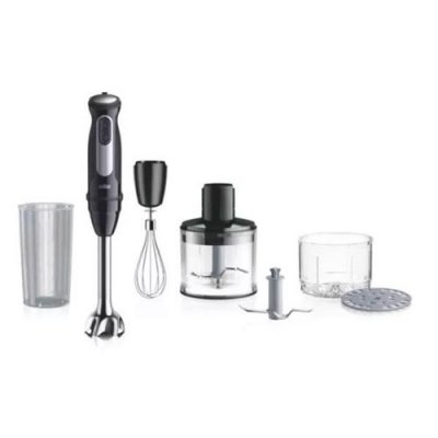 BRAUN  Multiquick 5 Mq55.254mbk 0,5 L M&eacute;langeur Par Immersion 1000 W Noir, Acier Inoxydable 