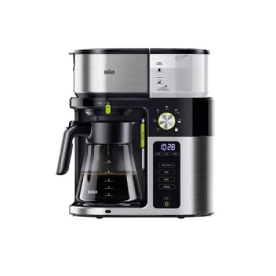 BRAUN  MultiServe KF 9050 BK Cafeti&egrave;re &agrave; filtre avec verseuse en verre