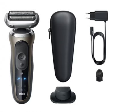 Braun Series 7 72-C1200s Tondeuse Noir, Bronze, Acier inoxydable