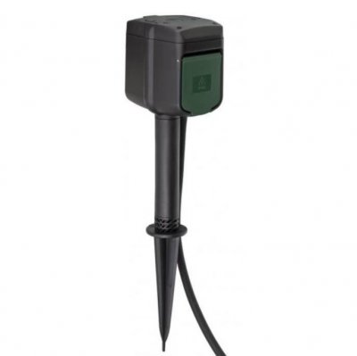 BRENNENSTUHL  1154540601 Prise intelligente Noir, Vert, Multiprise