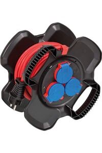 BRENNENSTUHL  1169717100 10 M Industrial Cable Reel 3 Outlets Noir