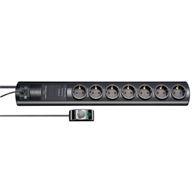 BRENNENSTUHL   steckdosenleiste ""primera-tec comfort switch"" noir