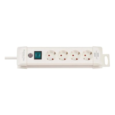 BRENNENSTUHL  Premium Line 4 Fold 1.8 M+shitch Blanc