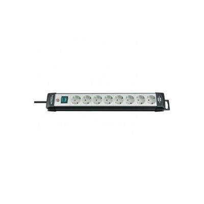BRENNENSTUHL  Premium-Line 8 prises noir/ gris clair 5 m H05VV-F 3G1,5