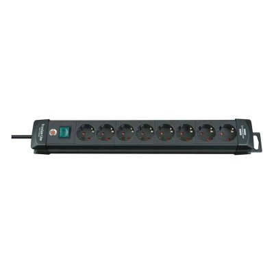 BRENNENSTUHL  Premium-line Power Strip 8 Outlets With Switch Noir